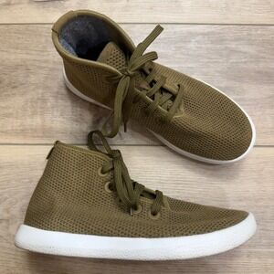Allbirds Tree Toppers Womens‎ 8 Olive Green High Top Eucalyptus Sneakers TTW8
